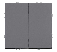 Выключатель двухклавишный Stekker RSW10-5104-10 Эмили 49944