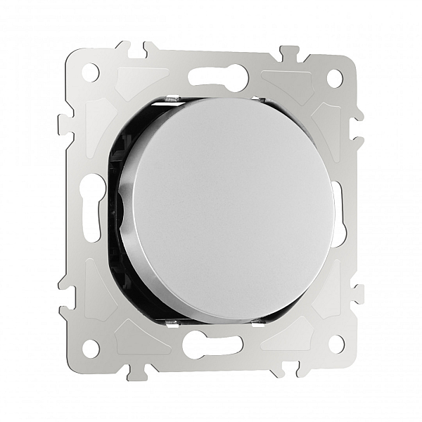 Выключатель одноклавишный проходной Arte Milano 202.32-1.silver