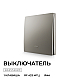 Выключатель кинетический 1кл., IP44, 2,4 ГГц, Smart, сер. Apeyron 04-78
