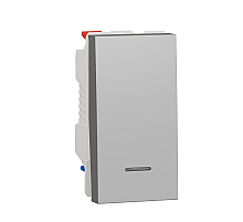 Переключатель одноклавишный с нейтралью Schneider Electric Unica New NU310330S