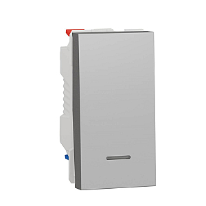 Переключатель одноклавишный с нейтралью Schneider Electric Unica New NU310330S