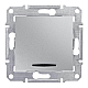 Выключатель одноклавишный 2P с красной подсветкой Schneider Electric Sedna 10A 250V SDN0201160