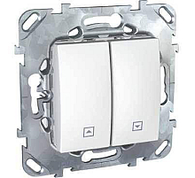 Выключатель двухклавишный для жалюзи Schneider Electric Unica MGU5.208.18ZD