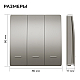 Выключатель кинетический 3кл., IP44, 2,4 ГГц, Smart, сер. Apeyron 04-80
