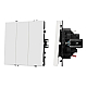 Механизм выключателя трехклавишный непроходной Arlight SWT-NOBE-MK03-SFPL-WH (230V, 10A) (Белый кварц) 061801
