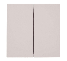 Выключатель 2-клавишный (механизм) Stekker Мия 250В 10А RSW10-3104-08 пудровый жемчуг 50473