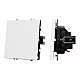 Выключатель проходной 1 кл софт-тач белый кварц Arlight SWT-MKP1-SFPL-WH (250V, 10A) 054235(1)