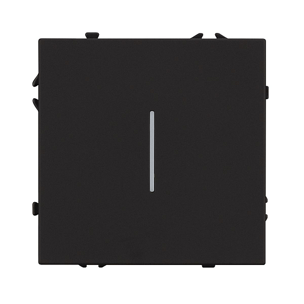 Выключатель 1 кл подсветка софт-тач черный оникс Arlight SWT-MK01-SFPL-L-BK (250V, 10A) 054258(1)