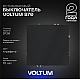 Выключатель встраиваемый Voltum S70 одноклавишный 10А, (графит) VLS010107