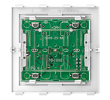 Кнопочный модуль Schneider Electric Merten D-Life PlusLink Wiser BLE двухклавишный MTN5123-6000