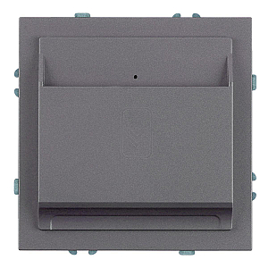 Выключатель карточный Stekker Эмили RSW40-5114-10 платиново-серый, soft touch 50699