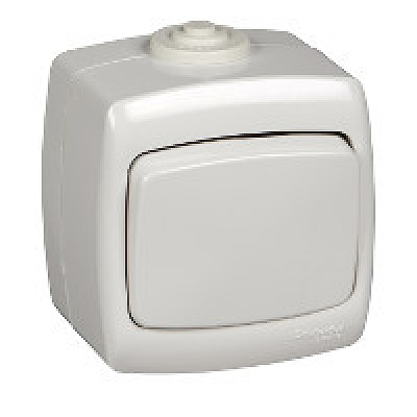 Выключатель 1-клавишный Schneider Electric Рондо VA66-102B-BI