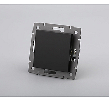 Механизм выключателя одноклавишный непроходной Arlight SWT-MK01-PL-BK-V (250V, 10A) 049868
