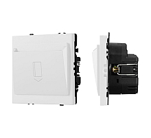 Выключатель карточный магнитный софт-тач белый кварц Arlight SWT-CRD-SFPL-WH (250V, 25A) 064817