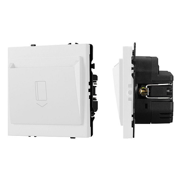 Выключатель карточный магнитный софт-тач белый кварц Arlight SWT-CRD-SFPL-WH (250V, 25A) 064817