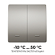 Выключатель кинетический 2кл., IP44, 2,4 ГГц, Smart, сер. Apeyron 04-79