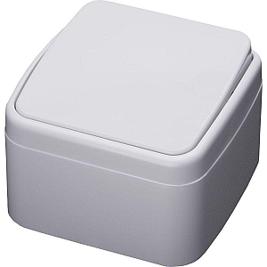 Выключатель 1-клавишный Stekker, PSW10-41-20, открытой установки, 250В, 10А, IP20 Basic, белый 39031