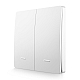 Выключатель кинетический 2кл., IP44, 2,4 ГГц, Smart, бел. Apeyron 04-72