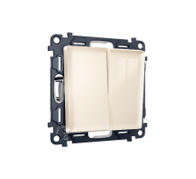 Комплект механизма 2-кл проходного выключателя Ambrella Volt Alfa MA303020