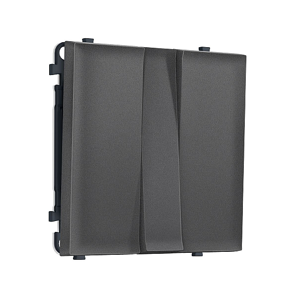 Комплект механизма 3-кл выключателя SIGMA Антрацит серый 10A-250V QUANT PRO Ambrella Volt MS655010 (SP6550, PR133)