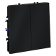 Выключатель двухклавишный Voltum S70 VLS020107