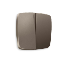 Лицевая панель для выключателя двухклавишного Ambrella Volt Omega OP6330