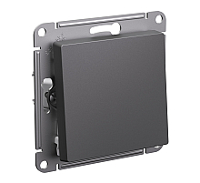 Выключатель с самовозвратом, сх.1, 10АХ Systeme Electric AtlasDesign Базальт ATN001415
