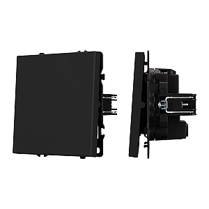 Выключатель перекрёстный 1 кл софт-тач черный оникс Arlight SWT-MKX1-SFPL-BK (250V, 10A) 054249(1)