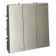 Выключатель трехклавишный Voltum S70 VLS030104