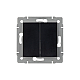 Механизм выключателя двухклавишный непроходной Arlight SWT-MK02-PL-BK-V (250V, 10A) 049888