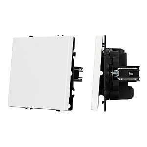 Выключатель перекрёстный 1 кл софт-тач белый кварц Arlight SWT-MKX1-SFPL-WH (250V, 10A) 054234(1)