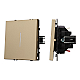Выключатель проходной 1 кл подсветка софт-тач золотой песок Arlight SWT-MKP1-SFPL-L-GD (250V, 10A) 054262(1)