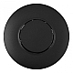 Выключатель круглый одноклавишный с рамкой Arte Milano SET08-1-30-1 black