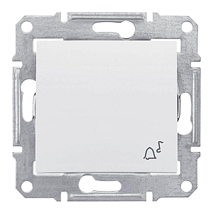 Выключатель кнопочный Звонок Schneider Electric Sedna 10A 250V SDN0800121