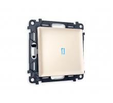 Комплект механизма 1-кл выключателя с подсветкой Ambrella Volt Alfa MA322020