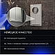Проходной переключатель встраиваемый Voltum S70 двухклавишный с подсветкой 10А, (сталь) VLS020405