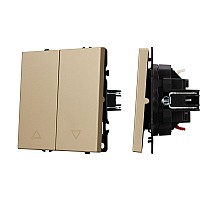 Механизм выключателя управления шторами Arlight SWT-NOBE-MKR2-SFPL-GD (230V, 10A) 054274