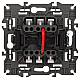 Выключатель ЭРА Elegance 14-1105-16 двойной с подсветкой, 10АХ-250В, титан Б0065789