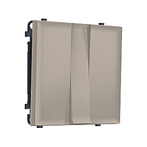 Комплект механизма 3-кл выключателя SIGMA Серо-бежевый матовый 10A-250V QUANT PRO Ambrella Volt MS365010 (SP3650, PR133)