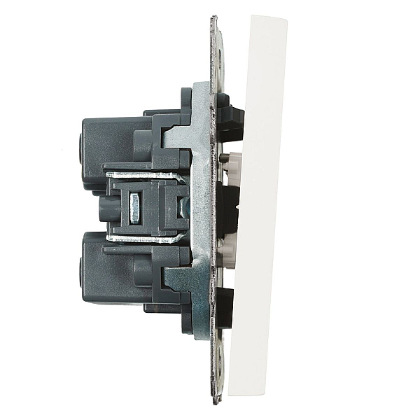 Переключатель двухклавишный Stekker Эмили белый фарфор RSW10-5107-01 49869