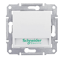 Выключатель кнопочный с подсветкой и полем для надписи Schneider Electric Sedna 10A 250V SDN1700421