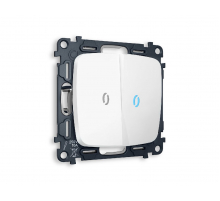 Комплект механизма 2-кл проходного выключателя с подсветкой Ambrella Volt Omega MO124040