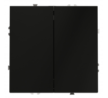 Выключатель двухклавишный Voltum S70 VLS020108