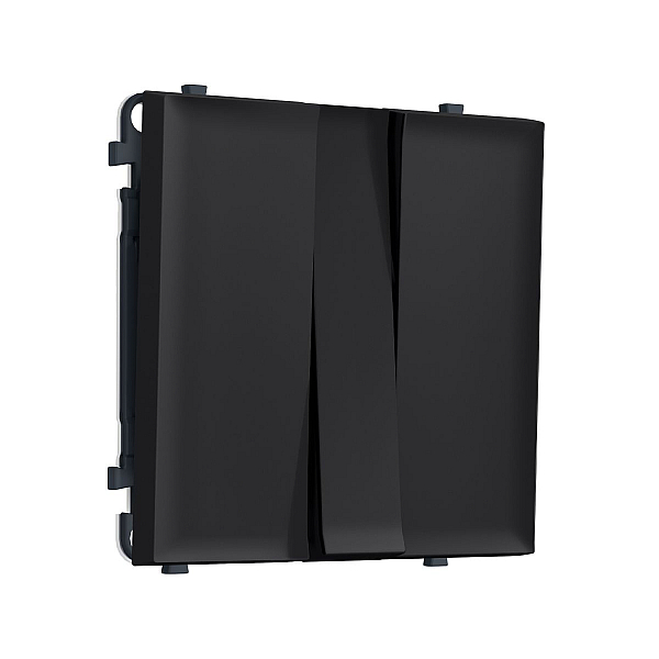 Комплект механизма 3-кл выключателя SIGMA Черный Мягкое касание 10A-250V QUANT PRO Ambrella Volt MS985010 (SP9850, PR133)