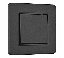 Выключатель одноклавишный Arte Milano SET16-1-30-1 black