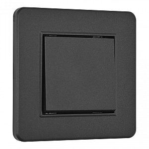 Выключатель одноклавишный Arte Milano SET16-1-30-1 black