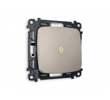 Комплект механизма 1-кл выключателя с подсветкой Ambrella Volt Omega MO362010