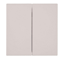 Переключатель 2-клавишный (механизм) Stekker Мия 250В 10А RSW10-3107-08 пудровый жемчуг 50478