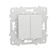 Переключатель двухклавишный перекрестный Schneider Electric Unica New NU521518