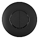 Выключатель круглый двухклавишный с рамкой Arte Milano SET08-1-30-2 black